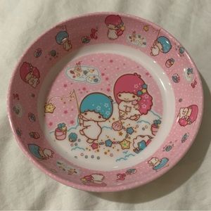 Little Twin Stars Kiki & Lala Sanrio Small Shallow Bowl